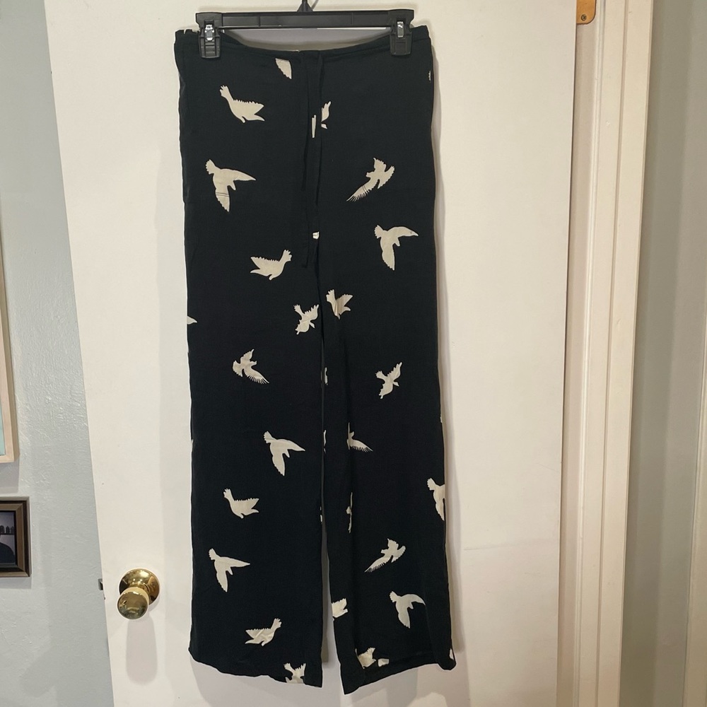 Black Philosophy Wide Leg Pant XS